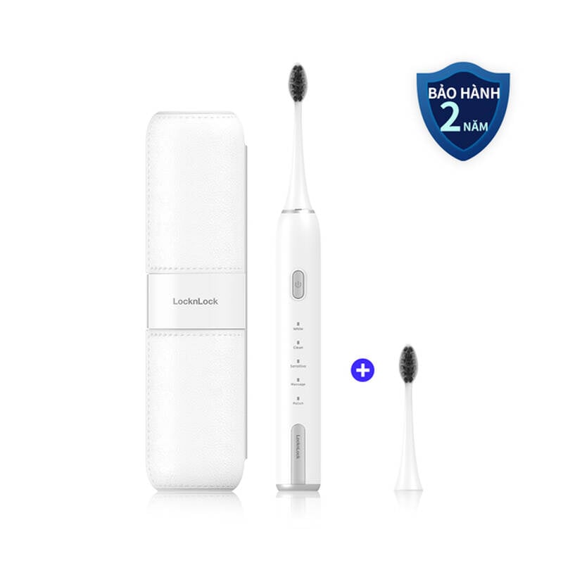 LocknLock Electric Toothbrush 3.7V, 2W - 2 Colors (Black, White) - ENR386 image number null